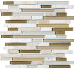 Anatolia Bliss Glass & Stone Linear Bamboo